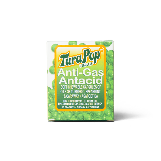 TuraPop digestive relief turmeric lozenges product pack