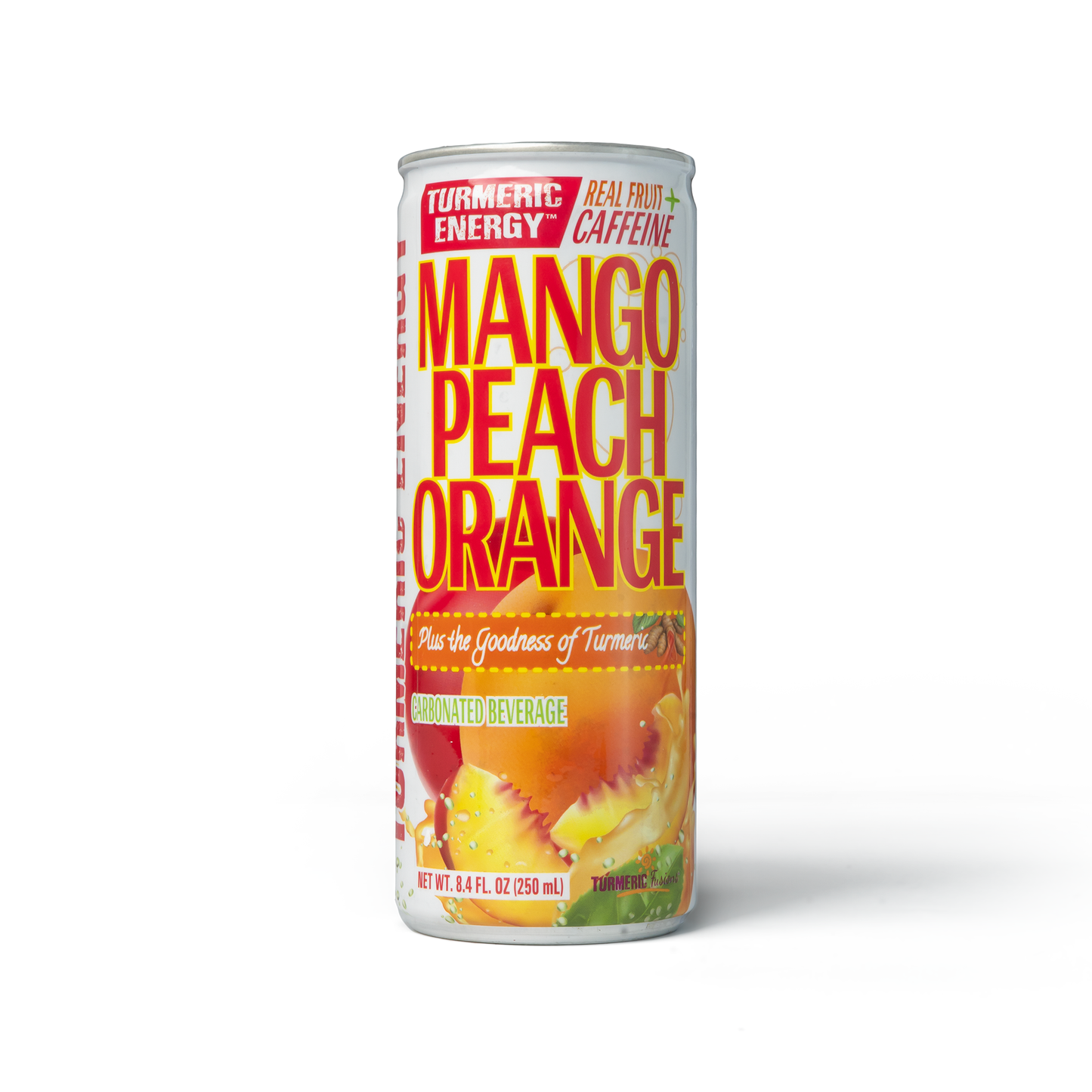 Mango-Peach-Orange Carbonated Beverage