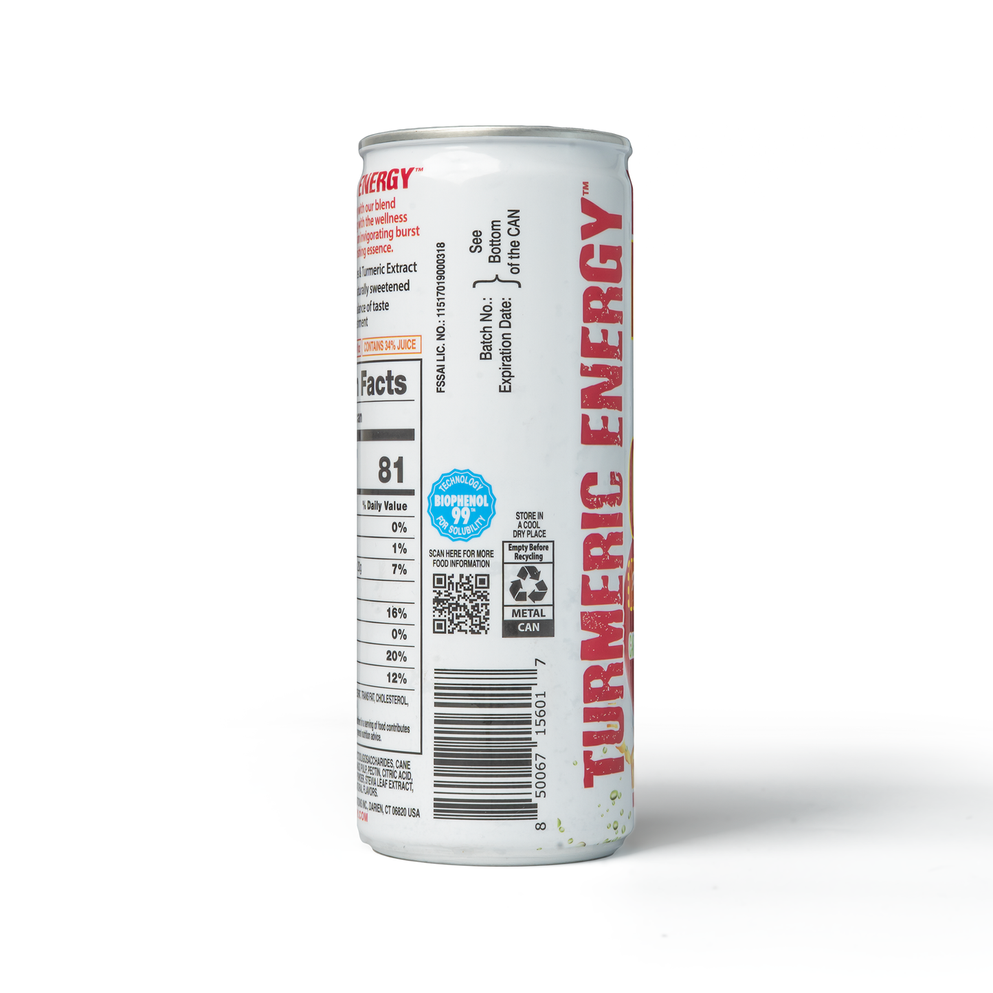 Mango-Peach-Orange Carbonated Beverage