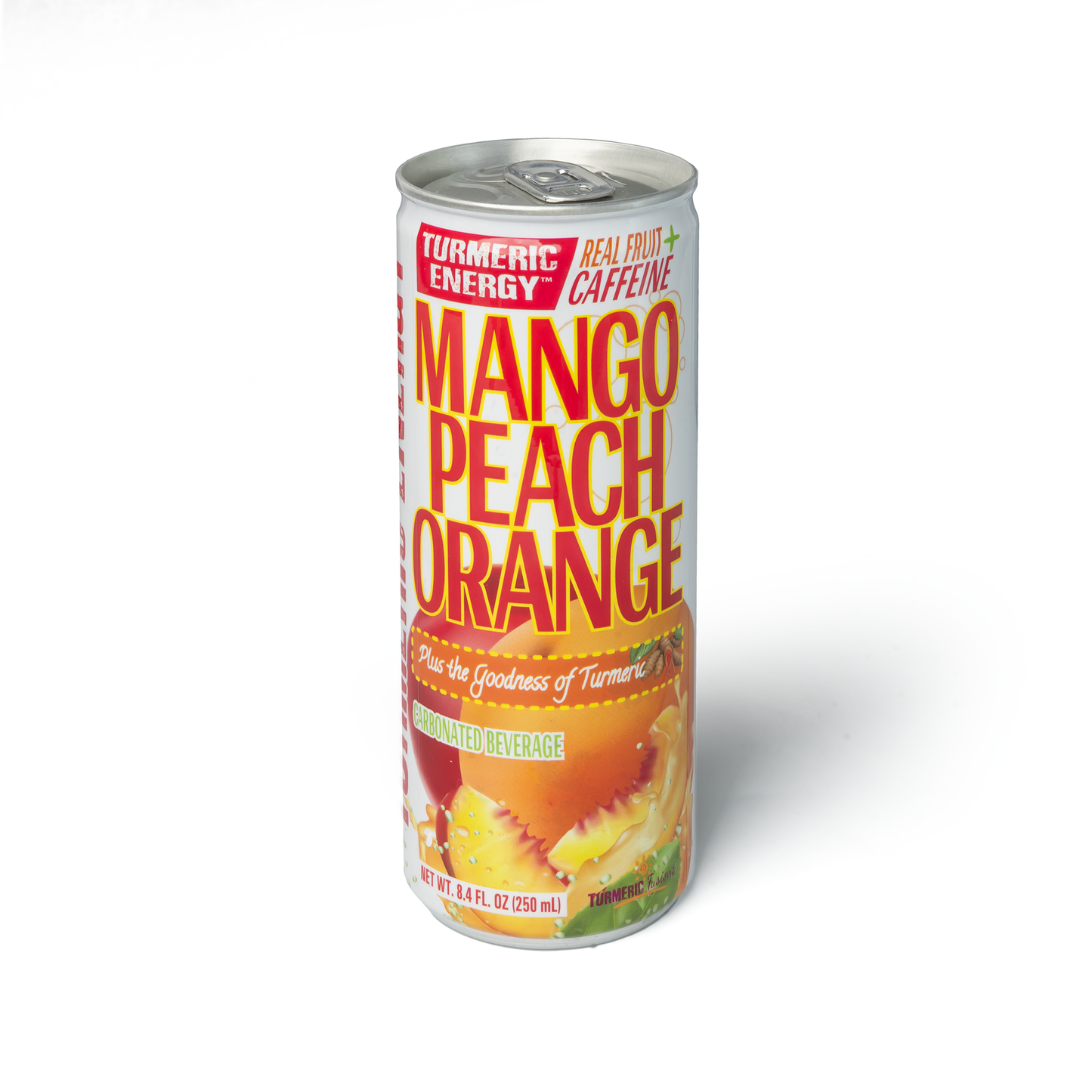 Mango-Peach-Orange Carbonated Beverage
