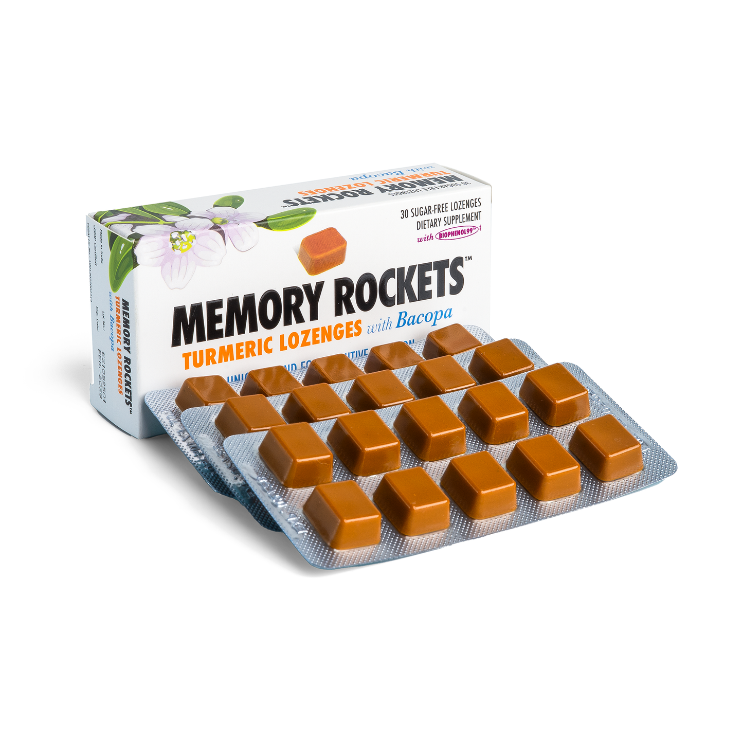 Memory Rockets Lozenges Three Strip Box