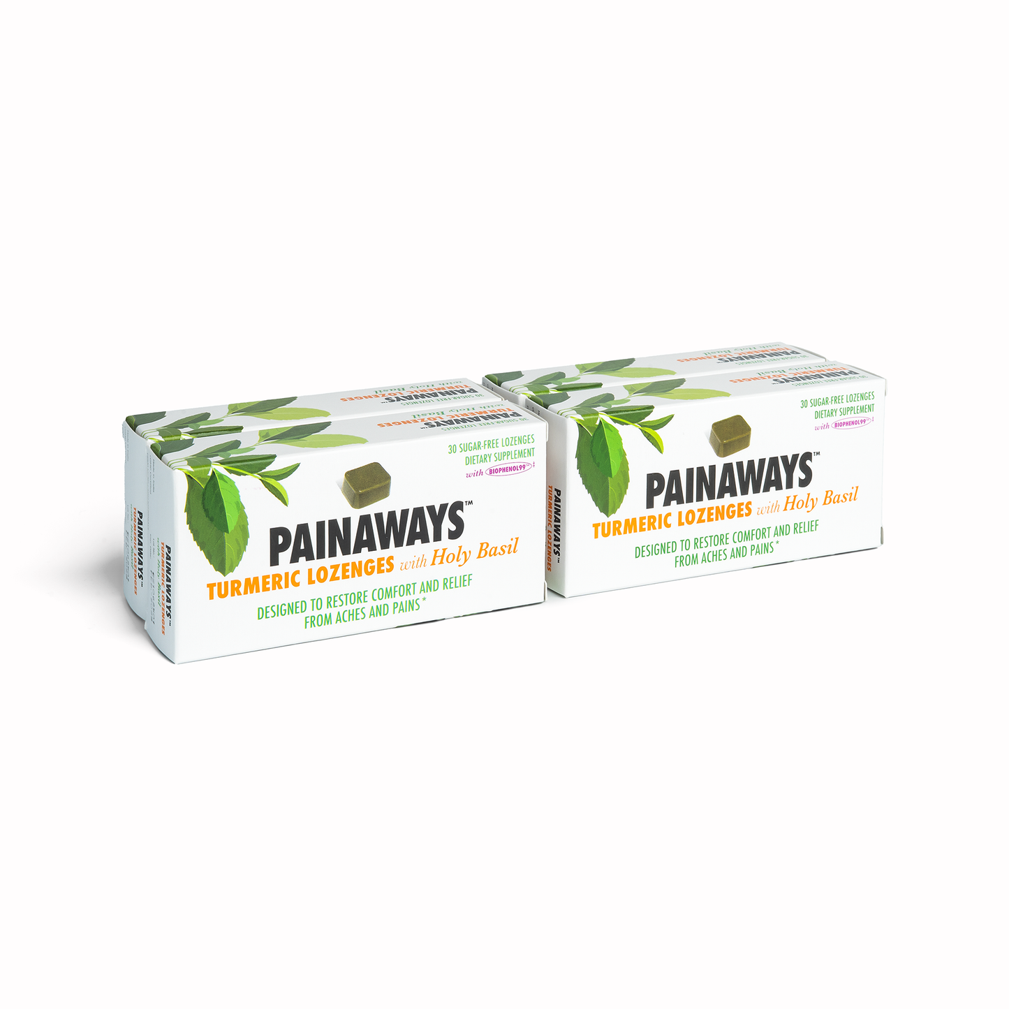Pain Aways Lozenges Three Strip Box