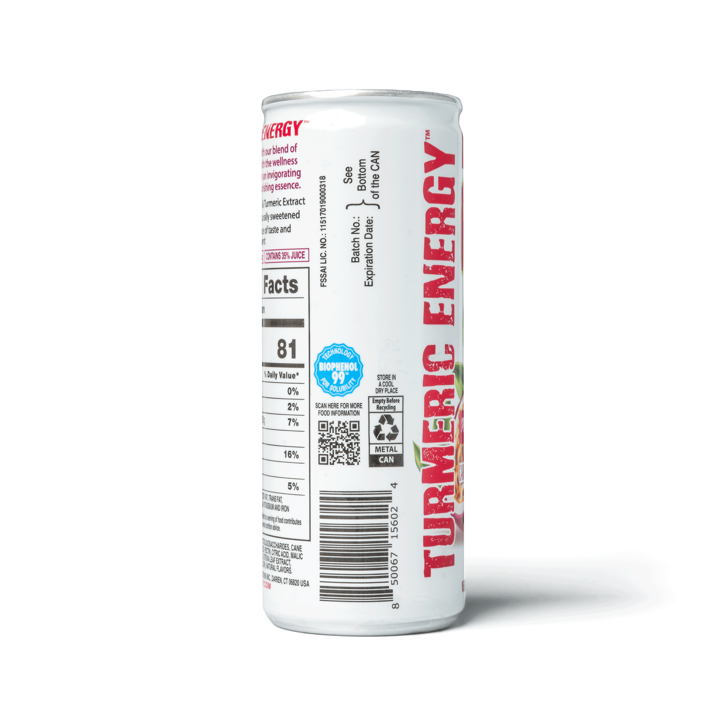 Passion Fruit Carbonated Beverage