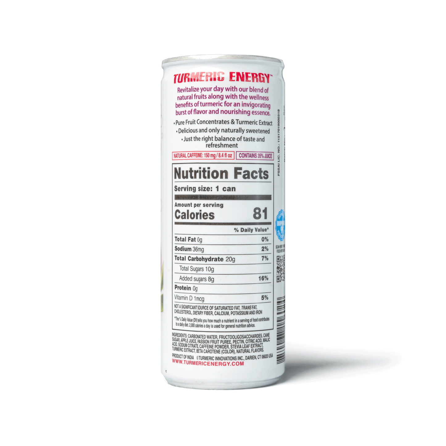 Passion Fruit Carbonated Beverage