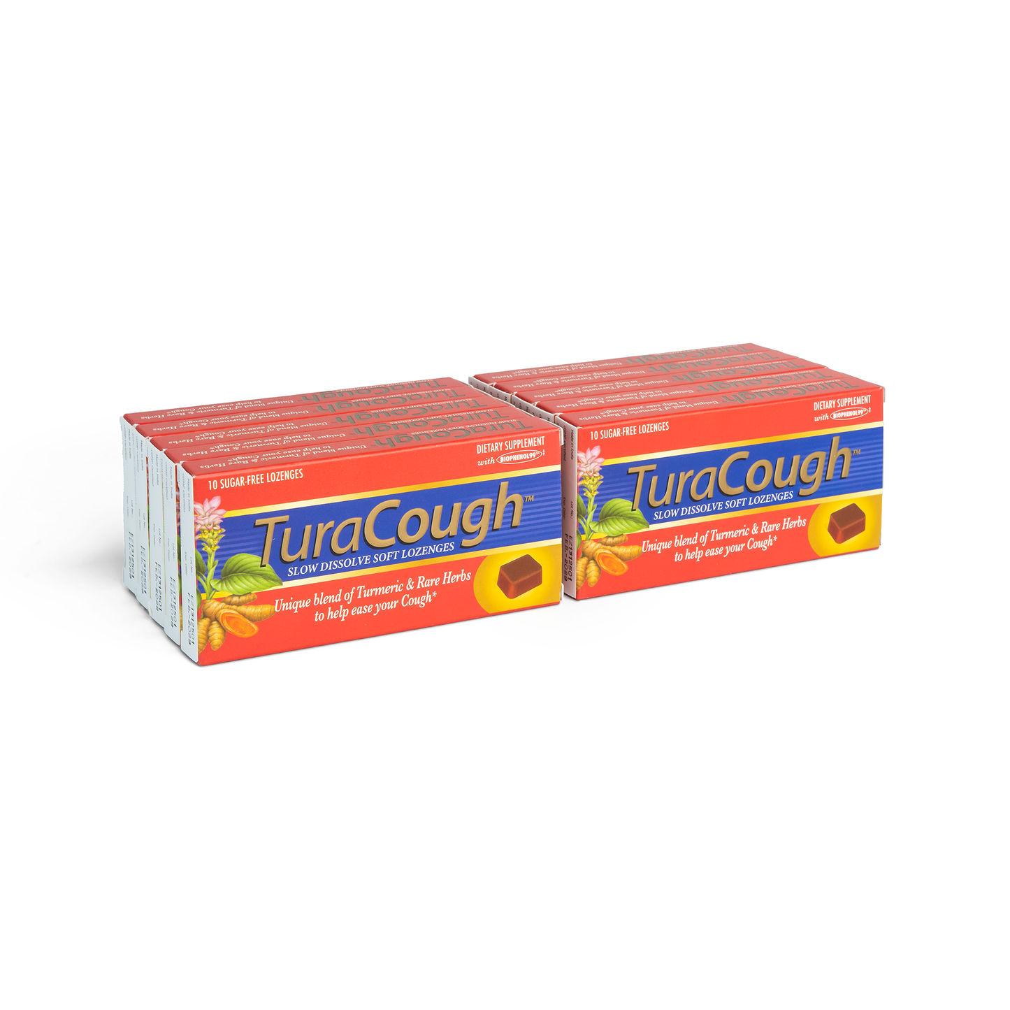 TuraCough Lozenges Single Strip Box