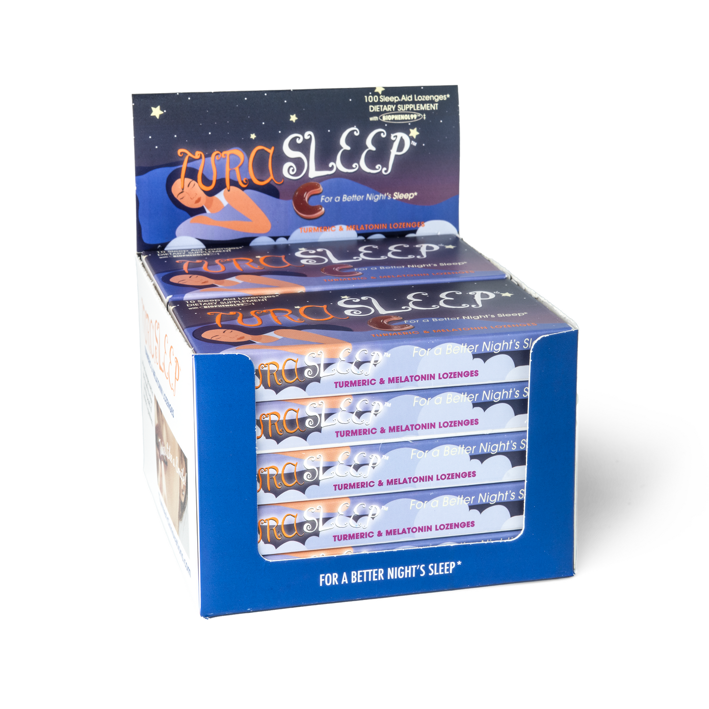 TuraSleep Lozenges Single Strip Box
