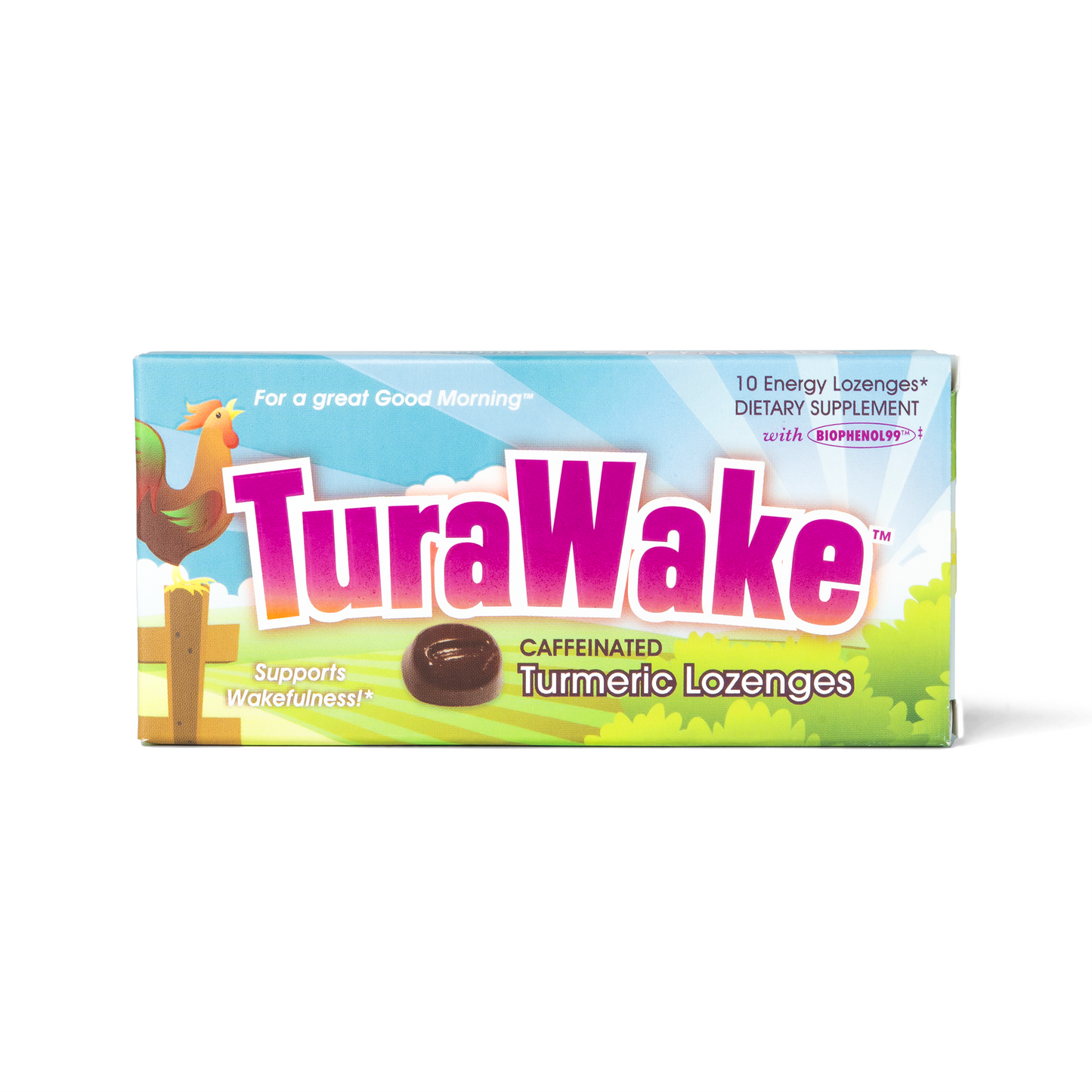 TuraWake Lozenges Single Strip Box